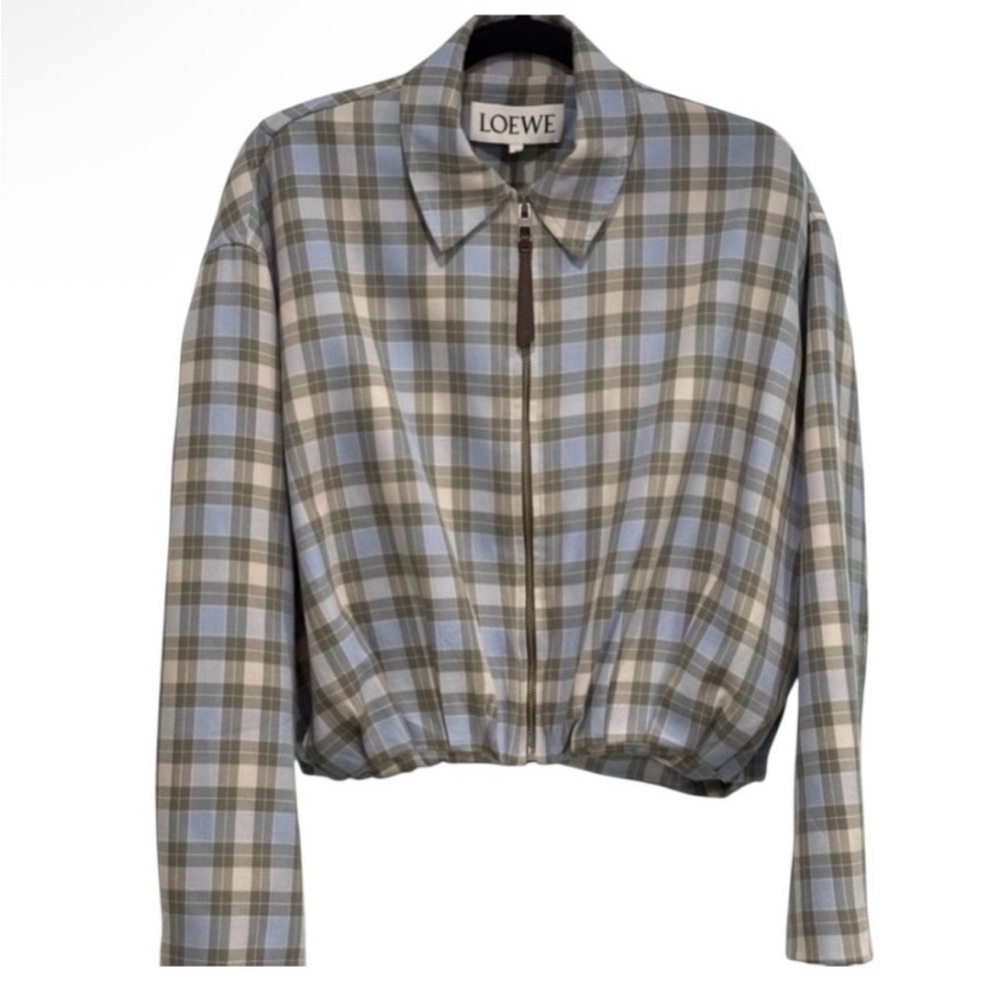 LOEWE Checked Draped Jacket — Like New | Authentic - Picture 6 of 13